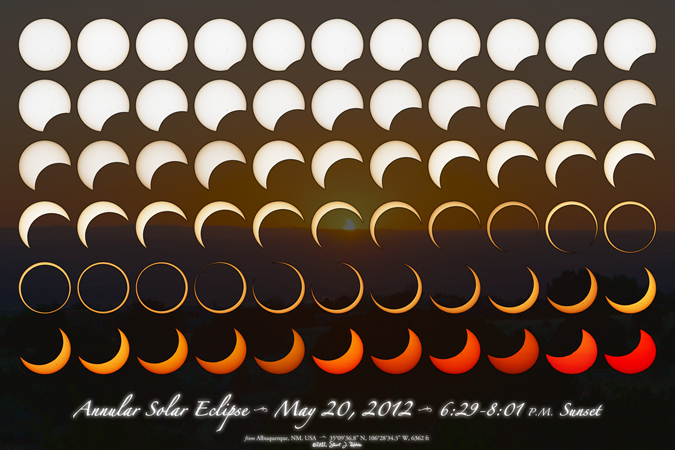 Annular Solar Eclipse Montage, Type 2c, Version 1.3