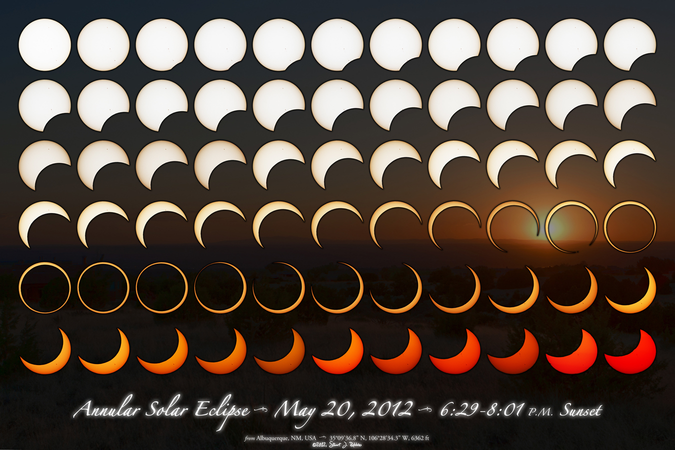 Solar Eclipse from May 20, 2012, from Albuquerque, NM The Photography